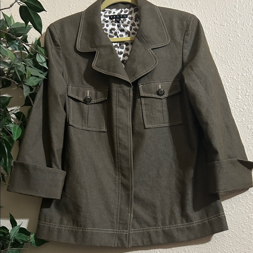 Vesti Olive Utility Jacket